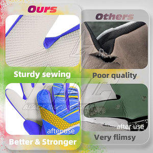 Vente flash : Gants de gardien de but antidérapants, accessoires de sport d'extérieur, gants de gardien de but unisexes - Product Image 3