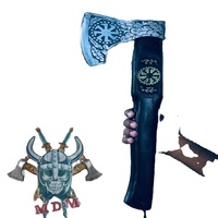 Hache Viking artisanale personnalisée, hache de survie tactique pour le camping, acier 5160, dureté 58-60, marque MDM, 18 pouces, cadeau de Noël