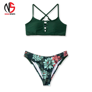 Best Quality Custom Made Women Tankini <b>Set</b> 1 Piece Heavy Duty Spandex/Polyester Breathable Fitness Wear At NURAK's 2026 - Product Image 1