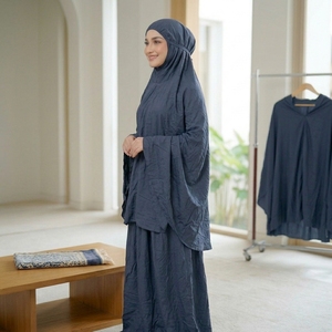 Vestido de Oración Coreano Premium, Ligero, Portátil, Plegable, Impermeable, Hiyab Abaya, Ropa de Oración Musulmana - Product Image 2
