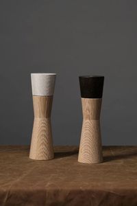 Decoración de mesa de lujo hecha a mano, estilo gourmet para cocina, decoración de comedor de diseño, juego de madera premium estilo Shaker, estética natural - Product Image 6
