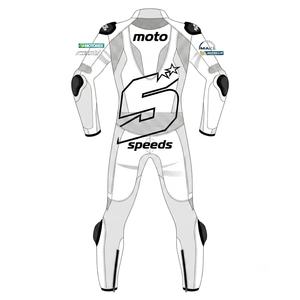 Traje de Carreras Johan Zarco MotoCP, Traje de Cuero Completo Premium de Una Pieza para Pista con Rodilleras, Mono/Traje con Protección Nivel 2 CE - Product Image 2