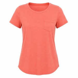 Camisetas Personalizadas para Mujer, Cuello Redondo, Alta Calidad, Corte Ajustado, Impresión de Logotipo Personalizado, Tallas Grandes, Servicio OEM, Apliques - Product Image 2