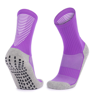 Customized Color Crew Grip <b>Socks</b> Spandex/<b>Polyester</b> Material Unisex Sports Knee Cycling Sweat-Absorbent Thick Winter - Product Image 6