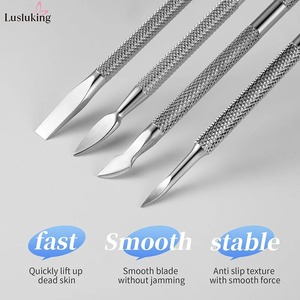 BAFA SURGICAL INSTRUMENTS BSI-NP-8951 Stainless Steel Reusable Dual-End <b>Nail</b> Buffer for Manicure-Durable with <b>Nail</b> Pusher Tool - Product Image 2