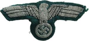 Aigle en fil d'or, aigle brodé en fil d'or, aigle en fil d'or doré, broderie en fil d'argent, aigle en fil d'or pour poitrine, aigle en fil d'or pour manche - Product Image 3