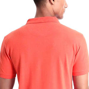 Camiseta Polo Informal de Algodón de Manga Corta con Logotipo Bordado Personalizado, Corte Ajustado, para Golf, Tenis, Negocios, Aire Libre, Ropa de Verano - Product Image 6