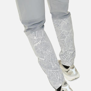 ชุดวอร์มกันลมสำหรับผู้ชาย ชุดเซ็ตเสื้อแจ็คเก็ตมีฮู้ดระบายอากาศกันน้ำ และกางเกงจ็อกเกอร์ ชุดกีฬา 2 ชิ้น สำหรับวิ่งและออกกำลังกาย - Product Image 6