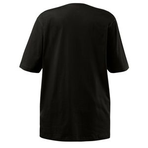 เสื้อยืดคอวีลึกทรงหลวมสำหรับผู้หญิงไซส์ใหญ่ พรีเมียม เนื้อผ้านุ่มสบาย แขนสั้น แบบเรียบง่าย รับผลิตแบบ OEM ODM จากโรงงาน - Product Image 5