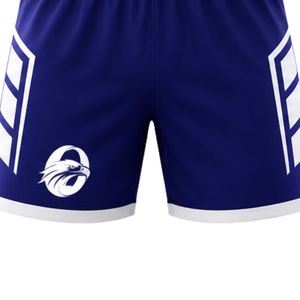 Ensemble de rugby bleu marine et blanc pour homme – Maillot et short légers, uniforme d'équipe, vêtements de sport athlétiques respirants pour l'entraînement et les matchs - Product Image 5