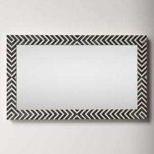 Espejo de Pared Moderno con Marco de Diseño Personalizado, Incrustaciones de Hueso y Resina para Uso Decorativo en Bodas y Eventos - Product Image 5