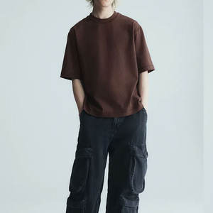 T-shirt Homme Oversize Col Rond Personnalisé Imprimé Hip Hop Streetwear Séchage Rapide Respirant Tricoté Manches Courtes Uni - Product Image 2