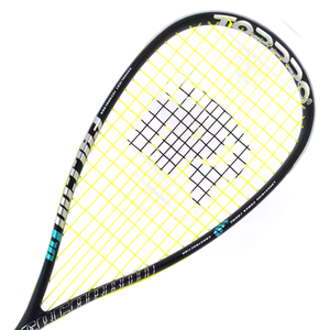 Professional Falcon 110 Carbon Fiber Squash <b>Racquet</b> 110g OEM Customizable Indoor Use SCAzon 1.2mm Yellow String - Product Image 4