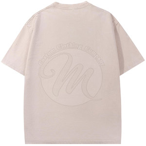 T-shirt délavé au soleil pour usage quotidien, en tissu léger, coupe décontractée - Product Image 3