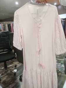 Robe Kaftan Bohème en Coton Indien à Imprimé Floral, Extensible, Coupe Ample, Idéale pour la Plage et les Vacances, avec Manches à Bordure Contrastante – Nouvelle Collection à Succès - Product Image 5