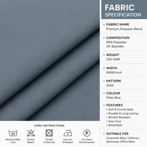 Nouvelle blouse grise pour femme 2026, à manches courtes, col montant, uniforme d'hôpital avec poches, en polyester tissé, tenue de travail médicale - Product Image 6