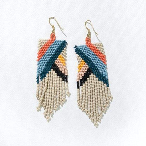 Pendientes Colgantes Hechos a Mano con Diseño Superior, Cuentas Tubulares y Borlas de Ojo Turco, Bordados a Mano para Mujer/Señoras por MD HANDICRAFTS - Product Image 5