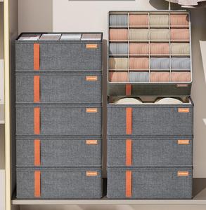Organizzatore per Cassetti e <span class=keywords><strong>Armadi</strong></span>, Divisorio Pieghevole per Calzini, Scatole Portaoggetti per Biancheria Intima, Reggiseni, Fazzoletti, Cravatte e Cinture - Product Image 4