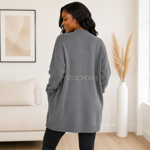 Cosh International Sorority Sisterhood Acrylic High Quality Long <b>Cardigan</b> Longline Knitwear Front Open <b>Maxi</b> Acrylic Knitted - Product Image 5