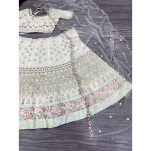 Les plus tendances Beautiful Party Wear Lehenga Choli Taille 2XL - Product Image 6