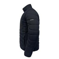 Veste matelassée unisexe personnalisée en polyester/nylon avec logo imprimé OEM, respirante, anti-UV, séchage rapide, avec poches, pour l'hiver, vente en gros