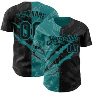 Maillot de baseball personnalisé, entièrement boutonné, léger, respirant, antibactérien, col en V, manches courtes, 100% coton biologique, unisexe, toutes tailles - Product Image 5