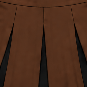 Jupe plissée marron pour femmes et filles, idéale pour la danse, les entraînements, les compétitions, les tenues de sport scolaires et les équipes athlétiques. - Product Image 4