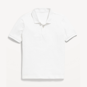 Unisex Kids Short Sleeve High Quality Jersey Fabric Custom Logo <b>White</b> School Uniforms <b>Polo</b> Shirts - Product Image 3