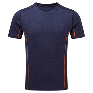 T-shirt pour homme en jersey respirant, taille plus, couleur et design personnalisés, pour la salle de sport et la remise en forme, vente en gros - Product Image 6