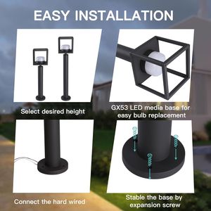 Lámpara LED para Caminos Exteriores, Impermeable, para Jardín, Paisaje, Lámpara de Suelo 36516, Baliza para Caminos - Product Image 2