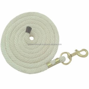 Cotton <b>Lead</b> <b>Rope</b> Horse Training Lunge Line Pet Leash Equestrian Equipment Soft Rein Durable <b>Dog</b> Cat Leash Manufacturer - Product Image 2