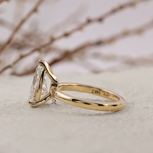 Anillo de Compromiso de Diamante Solitario Cultivado en Laboratorio con Certificación IGI de Lujo, 1-5ct, 10K-18K, PT950, VS1, Color E, Joyería para Mujer - Product Image 5