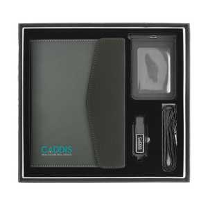 Boîte cadeau promotionnelle en carton noir avec coffrets cadeaux pour personnalisation - Product Image 2