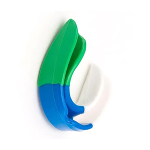 Protège-dents en silicone moulable vert bleu blanc, ajustement universel, léger, équipement de protection sportive pour la boxe, adultes - Product Image 4