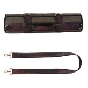 Bolsa Organizadora de Cuchillos de Lona y Cuero de Lujo, Duradera, con Cierre, para Chef, Estuche de Viaje para Almacenamiento de Herramientas de Cocina Profesionales LCKR-0007 - Product Image 1