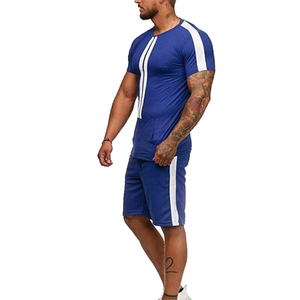 OEM Fashion Brand Streetwear 2-Piece <b>Set</b> Oversized Men's Shorts Solid 100% Cotton Midweight Summer Tracksuits <b>Twin</b> <b>Sets</b> Print - Product Image 4