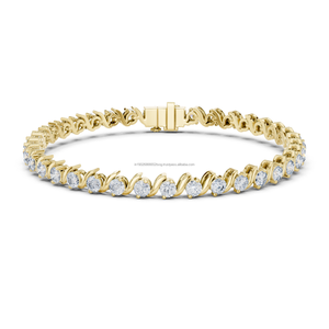 Sophia 10K Gold Diamond <b>Bracelet</b> <b>for</b> Women and <b>Girls</b> Cubic Zirconia Online Web Birthday Gift Selling - Product Image 5