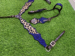 Nouvelle Selle de Cheval de Qualité Supérieure en Cuir, Modèle Western, avec Têtière et Collier de Poitrail Personnalisés en Pierre – Collection 2026 à Succès - Product Image 4