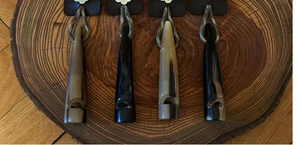 Silbato de Cuerno de Vaca Auténtico Hecho a Mano, Cuerno Natural Pulido, para Campismo, Deportes, Coleccionistas, Diseño Animal Elegante, Ecológico - Product Image 2