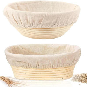 Custom Banneton <b>Bread</b> Proofing <b>Basket</b> Handmade Rattan Sourdough <b>Bread</b> <b>Basket</b> Wholesale Supplier Vietnam - Product Image 1