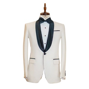 Esmoquin clásico de alta calidad para hombres, transpirable, antiarrugas, servicio OEM, personalizable, trajes perfeccionados a medida - Product Image 1