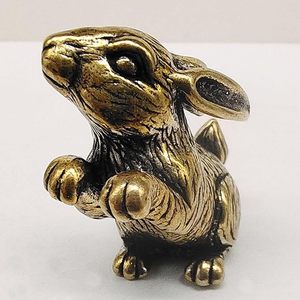 Elegant Copper <b>Rabbit</b> Statue Creative Decorative Showpiece for Home Office Indoor Outdoor <b>Gifting</b> - Product Image 4