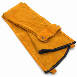 JNM SAFETY JNM-8061 Mangas de Cuero de Seguridad para Soldador con Certificación ISO ANSI/ISEA Nivel de Corte 2, Resistentes al Calor y a Desgarros, con Orificio para el Pulgar - Product Image 5