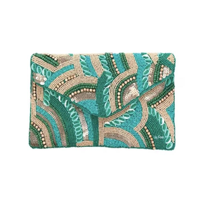Bolsos de mano de noche de lujo para mujer, monedero de fiesta bordado con diamantes de imitación de cristal, decoración de piedra, bolso de noche Ele - Product Image 3