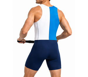Maillot et short d'aviron sur mesure Unisuit une pièce pour les équipes d'aviron du collège et du club - Product Image 3