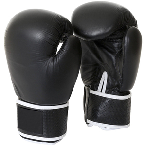 Gants de boxe Aafza Soccer GEARS professionnels haute performance en cuir PU avec sangle de poignet réglable pour Muay Thai, Kickboxing et entraînement intensif - Product Image 4