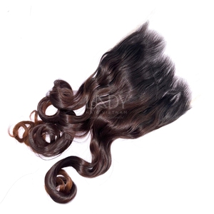 Extensiones de Cabello Humano Vietnamita Ondulado Ombre de la Más Alta Calidad, Precio Especial, con Cierre, 2026 - Product Image 3