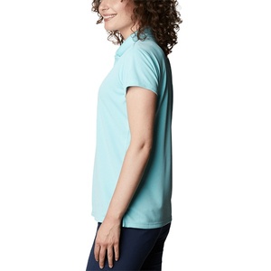 Algodón pesado unisex para camisa polo logotipo estampado personalizado de alta calidad de gran tamaño tejido transpirable ropa informal de calle para mujer - Product Image 3