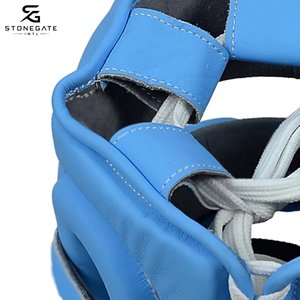 Protector de Cabeza de Boxeo con Logotipo Personalizado, Ligero, Transpirable, de Cuero, Ajustable, para Entrenamiento de Kickboxing 2026 - Product Image 6