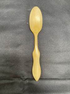 Hand carved buffalo horn <b>spoon</b> set for use in rustic homes crafted from 100 % real natural free horn Utensils for Tea Serving - Product Image 2